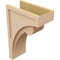 Ekena Millwork 7"W x 14"D x 21"H Classic Viola Rough Cedar Woodgrain TimberThane Corbel, Primed Tan CORUR07X14X21VIORCPR - alternate 6